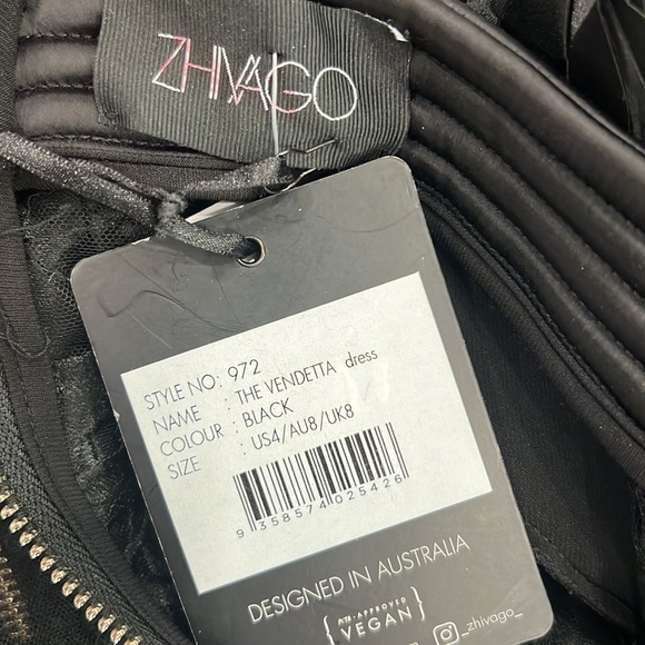 ZHIVAGO Battle Lines Floral-Embellished Vendetta Dress - Picture 8 of 10